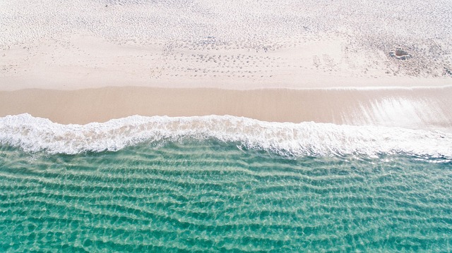 beach, hidden, secluded, coast, sand, tranquility