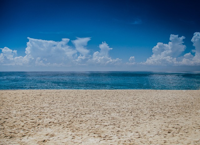 beach, hidden, secluded, coast, sand, tranquility