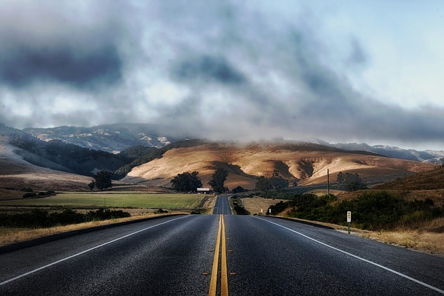 scenic, drive, coast, landscape, road, views