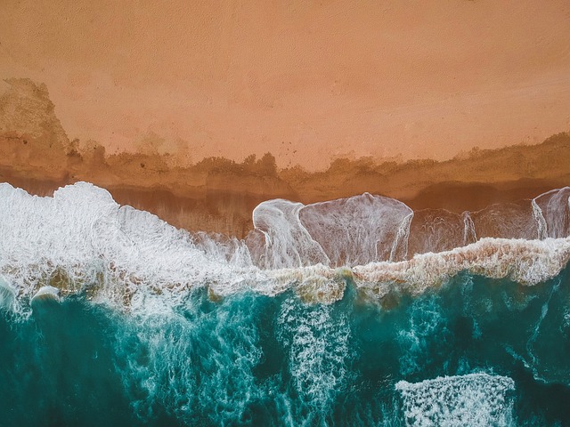 beach, hidden, secluded, coast, sand, tranquility