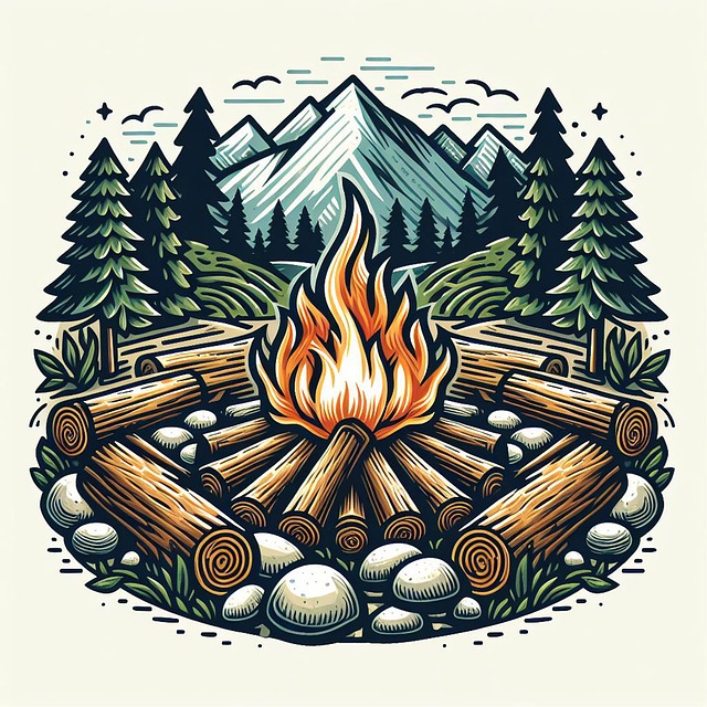 camping, tents, campfire, forest, nature, outdoors