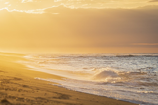 beach, hidden, secluded, coast, sand, tranquility