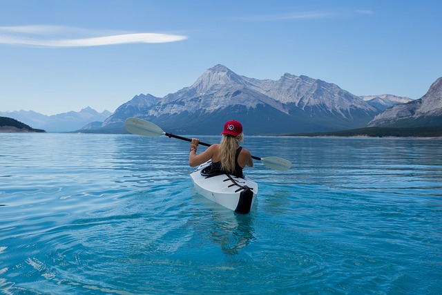 kayaking, river, paddle, nature, adventure, wildlife
