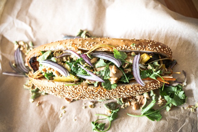 salad,sandwich,mediterranian food,beer,wine,meal