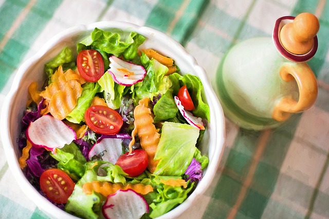 salad,sandwich,mediterranian food,beer,wine,meal