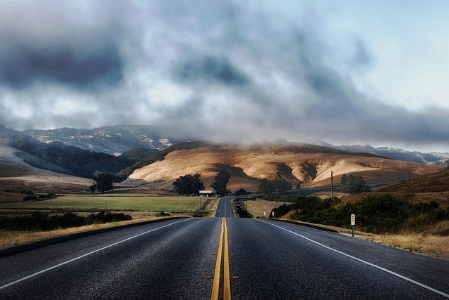 scenic, drive, coast, landscape, road, views