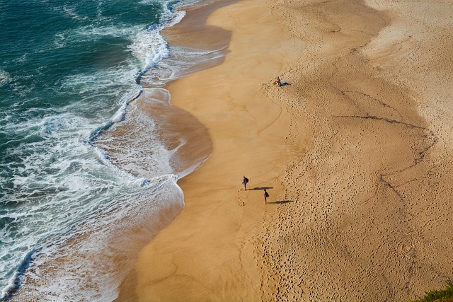 beach, hidden, secluded, coast, sand, tranquility