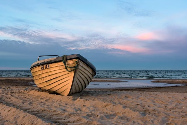 beach, hidden, secluded, coast, sand, tranquility
