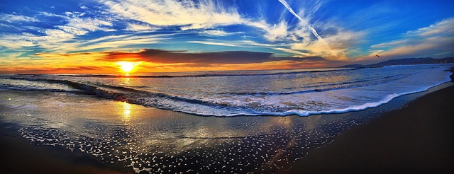 beach, hidden, secluded, coast, sand, tranquility