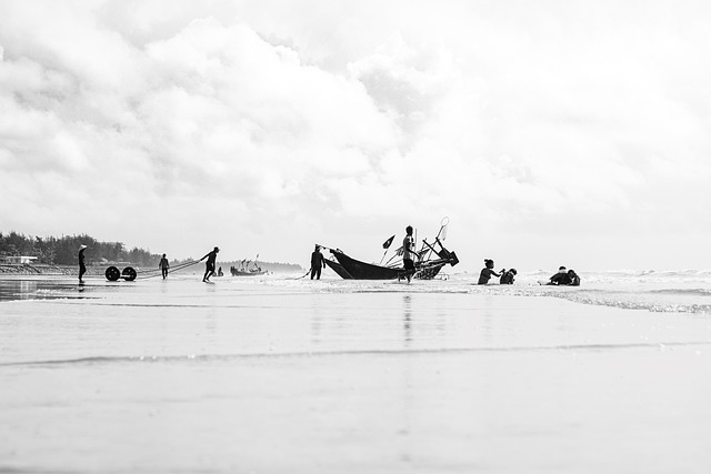 beach, hidden, secluded, coast, sand, tranquility