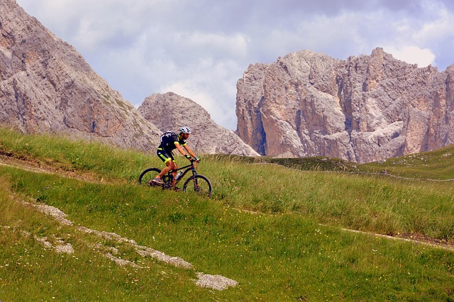 biking