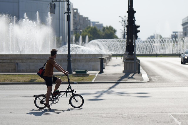 biking