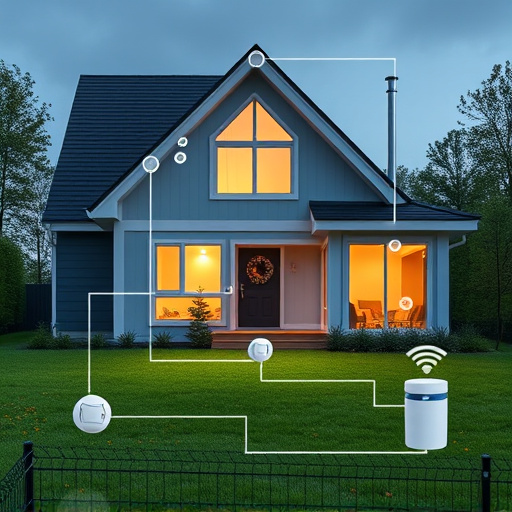 connected smart home with multiple sensors