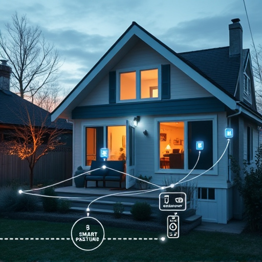 connected smart home with multiple sensors