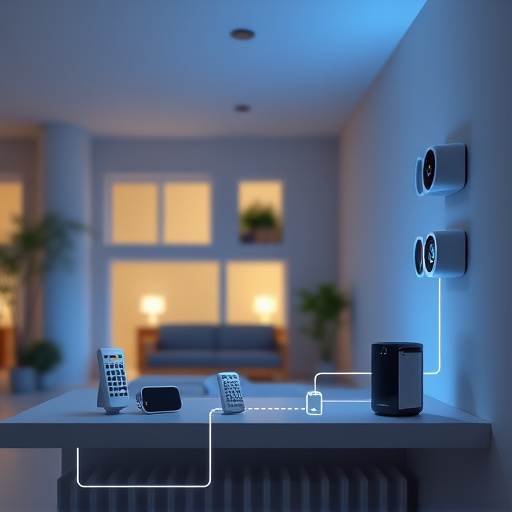 connected smart home with multiple sensors