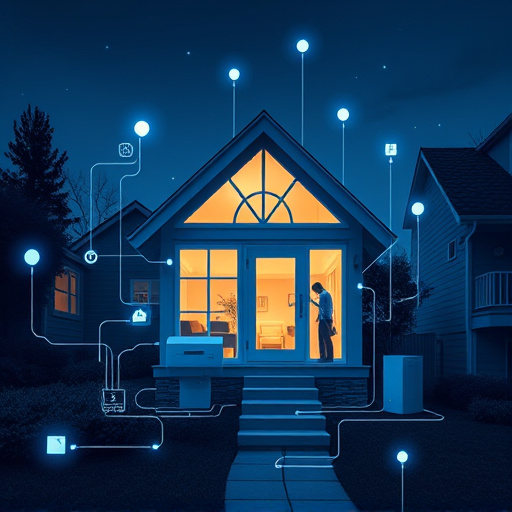 connected smart home with multiple sensors
