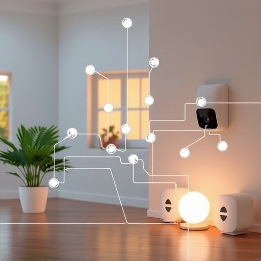 connected smart home with multiple sensors