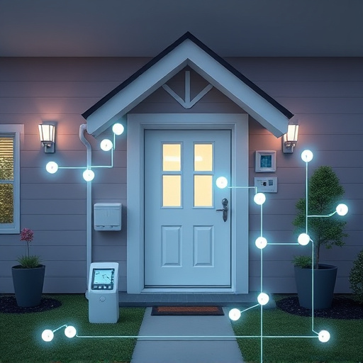 connected smart home with multiple sensors