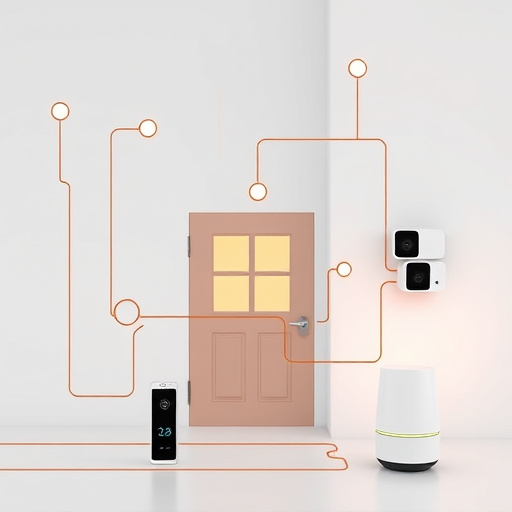 connected smart home with multiple sensors