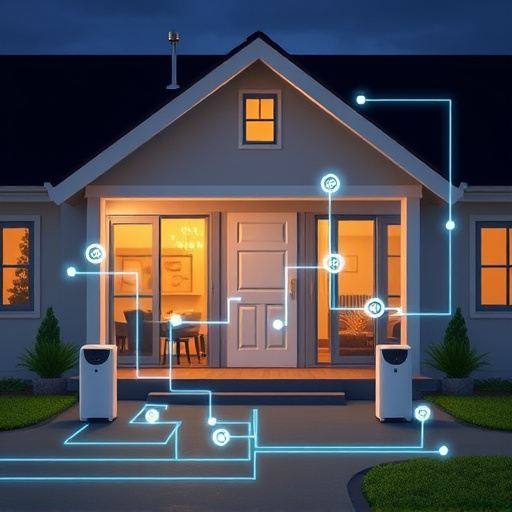 connected smart home with multiple sensors