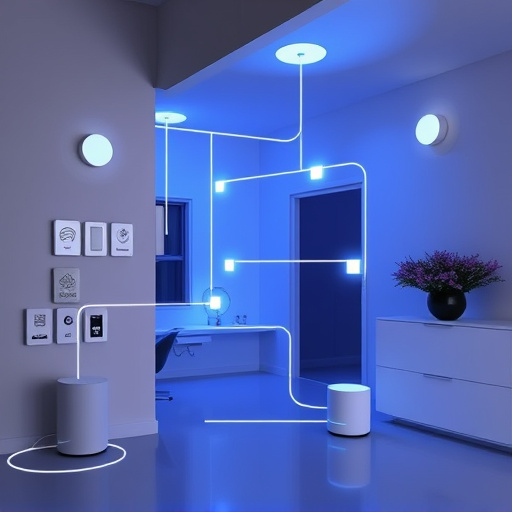 connected smart home with multiple sensors