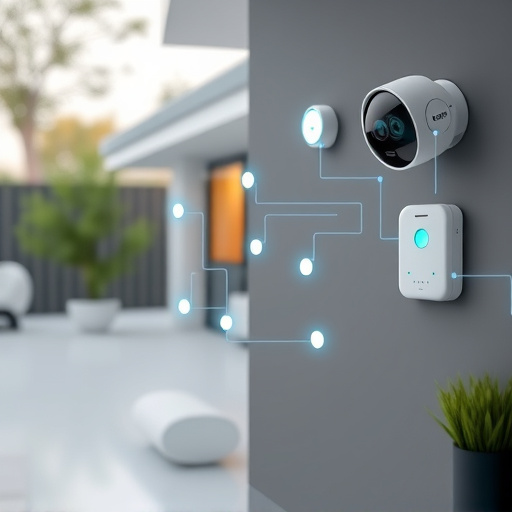 connected smart home with multiple sensors