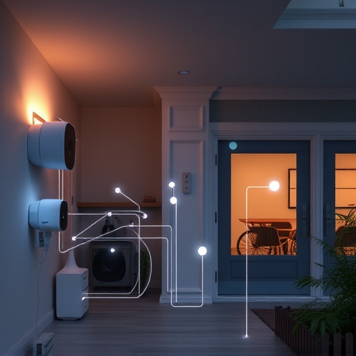 connected smart home with multiple sensors