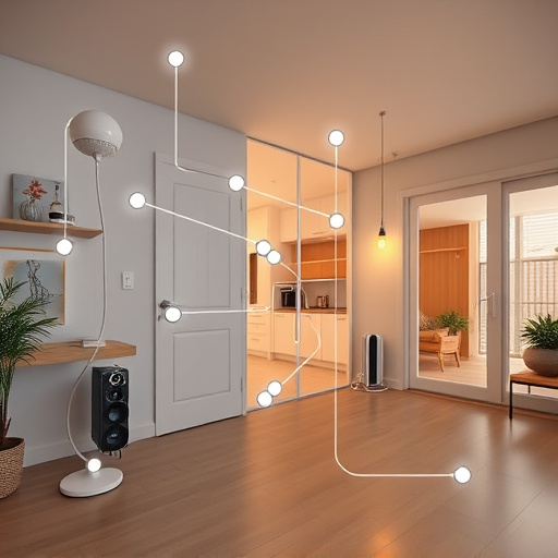 connected smart home with multiple sensors