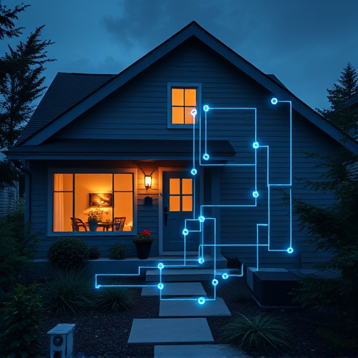 connected smart home with multiple sensors