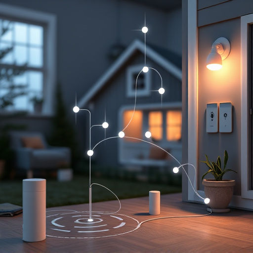 connected smart home with multiple sensors