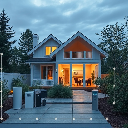 connected smart home with multiple sensors