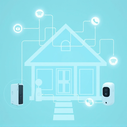 connected smart home with multiple sensors