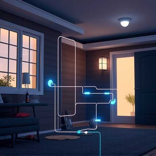 connected smart home with multiple sensors