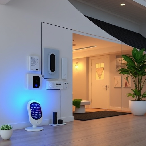 connected smart home with multiple sensors