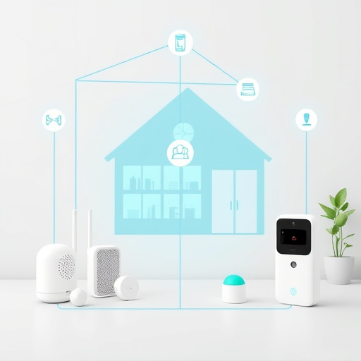 connected smart home with multiple sensors