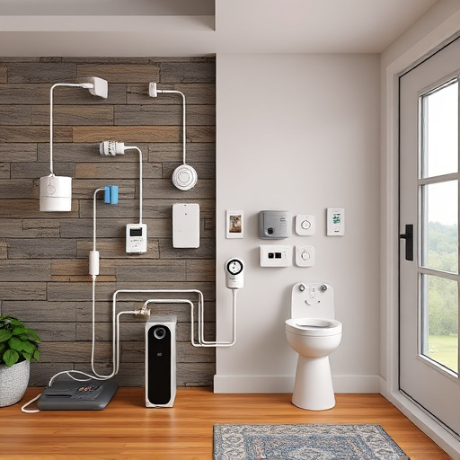 connected smart home with multiple sensors