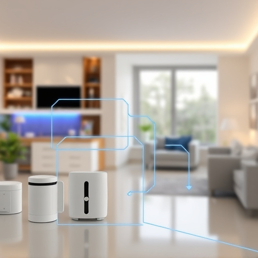 connected smart home with multiple sensors