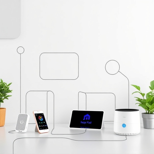 connected smart home with multiple sensors