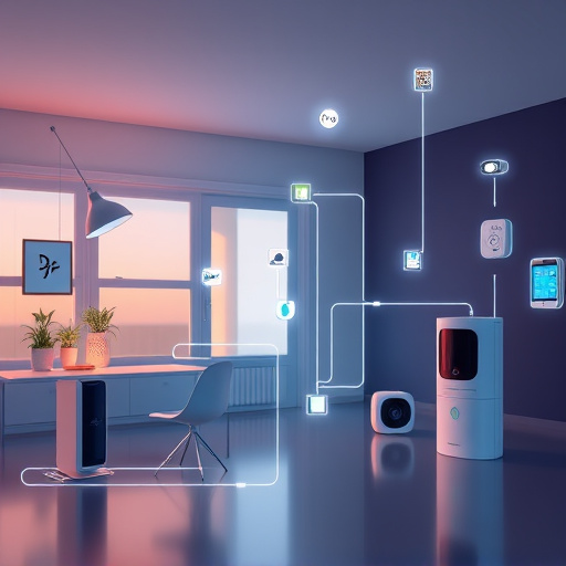connected smart home with multiple sensors