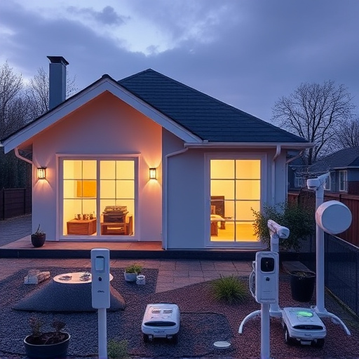 connected smart home with multiple sensors