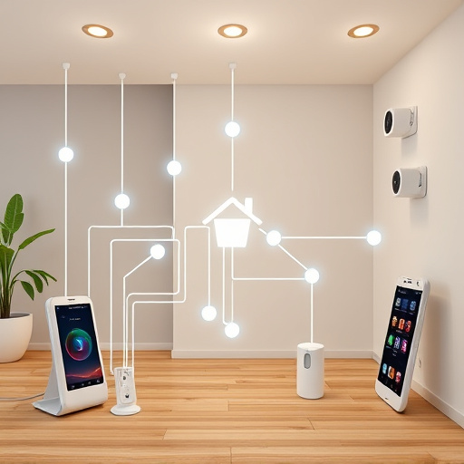 connected smart home with multiple sensors