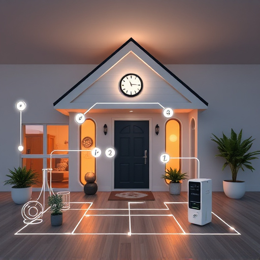 connected smart home with multiple sensors