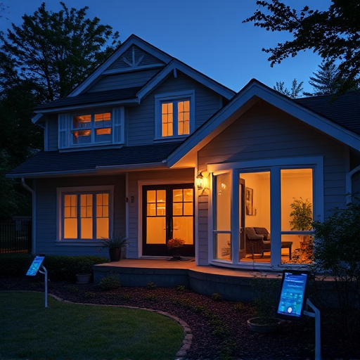 connected smart home with multiple sensors