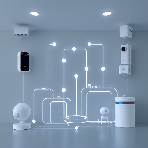 connected smart home with multiple sensors