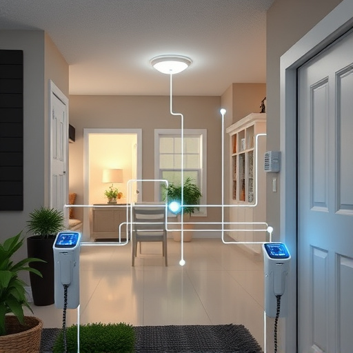 connected smart home with multiple sensors