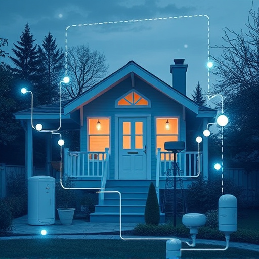 connected smart home with multiple sensors