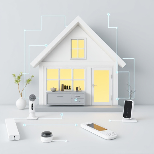 connected smart home with multiple sensors