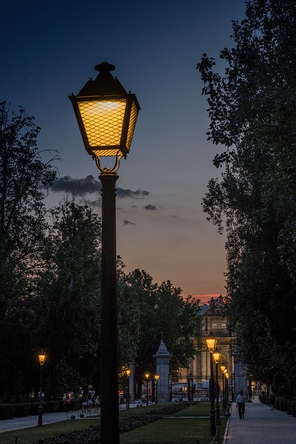 electric lights