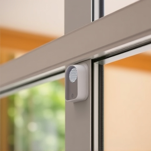 glass break sensor on sliding door