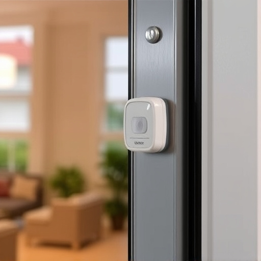 glass break sensor on sliding door